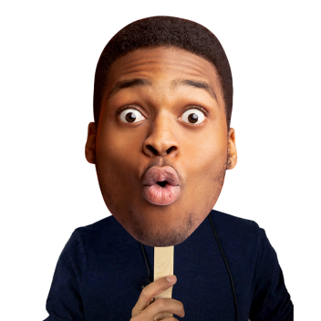 Face Cutout Hand Fans