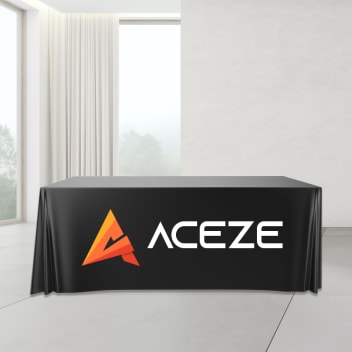 4FT Trade Show Table Cover - Full Color Imprint