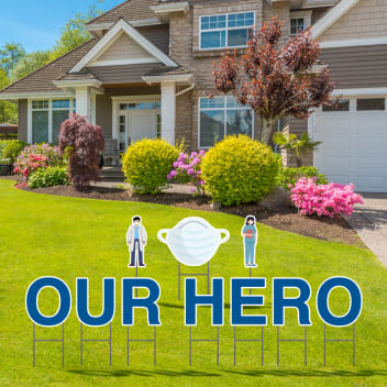 Our Hero Yard Letters