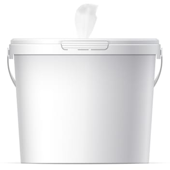 Antibacterial Wet Wipes Bucket - 400 Count
