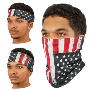 Full Color Multi-Functional Face Covering Neck Gaiters