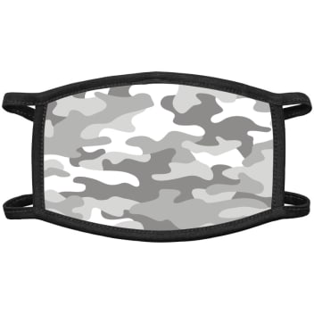 Grey Camo Face Masks