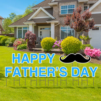 Pre-Packaged Happy Father’s Day Yard Letters