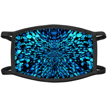 Blue Leaves Face Masks