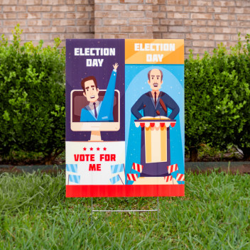 Custom 24" x 18" Vertical Yard Signs