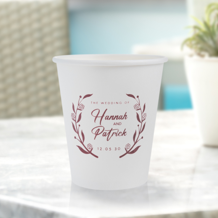Custom 10 Oz. Paper Hot Cups - 