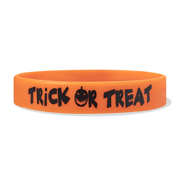 Half Inch Trick Or Treat Wristbands - 