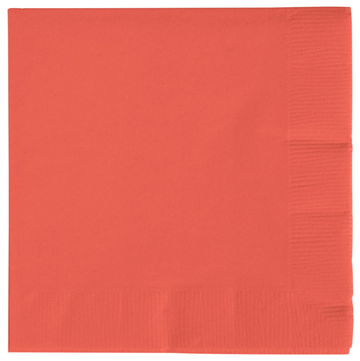 Coral - 3ply Napkins