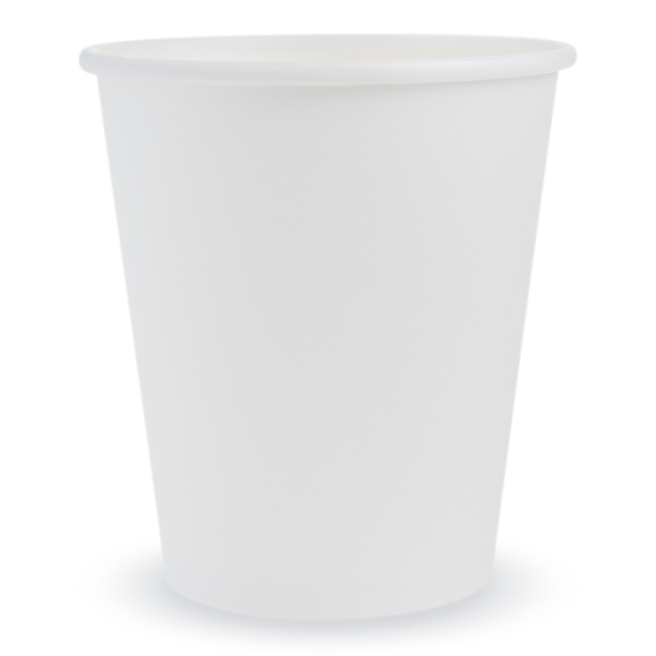 Blank 10 Oz. Paper Hot Cups w Lid - 