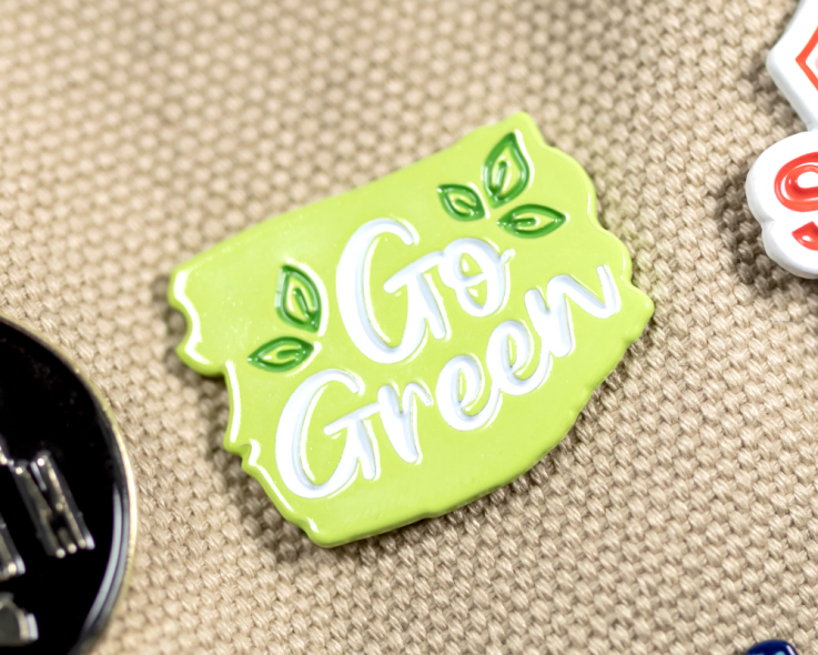 Stock Lapel Pins - Save Trees