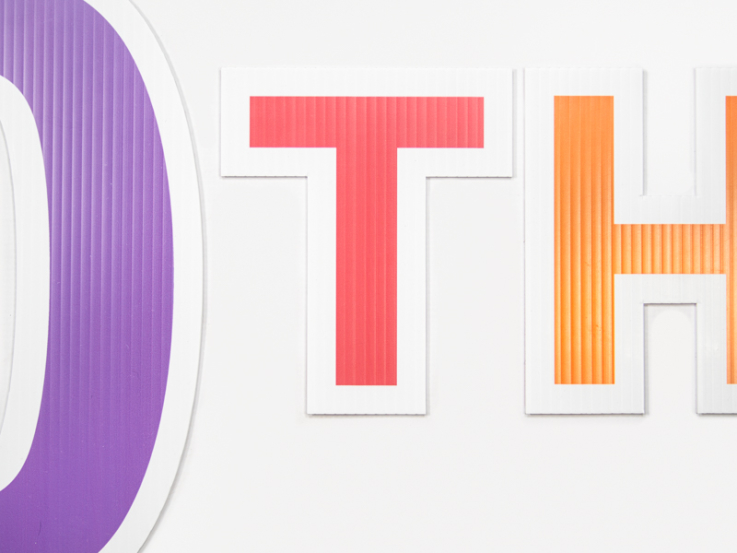 Pre-Packaged Happy 90th Birthday Yard Letters - Birthday