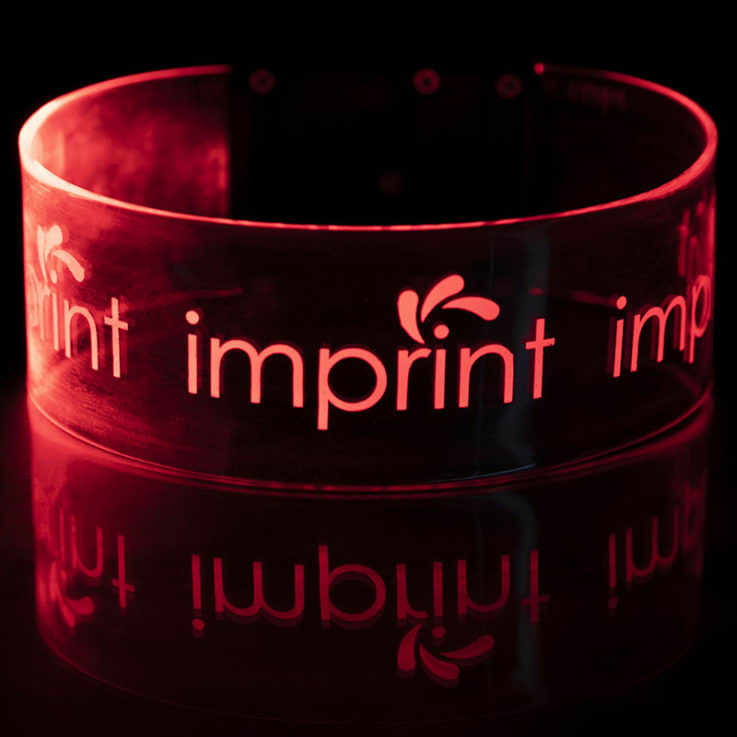 Custom Printed LED Magnetic Wristband Bracelet - Sports
