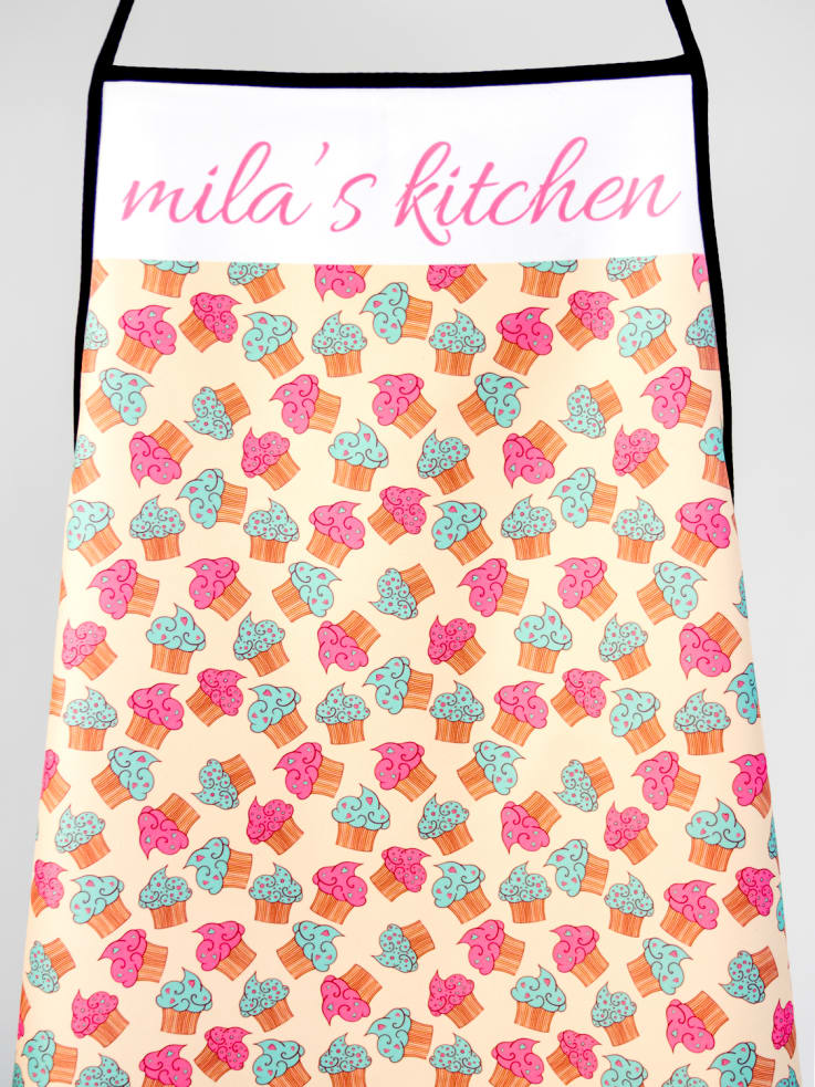 Full Color Sublimated Adult Aprons - Print Detail - Full Color Adult Apron
