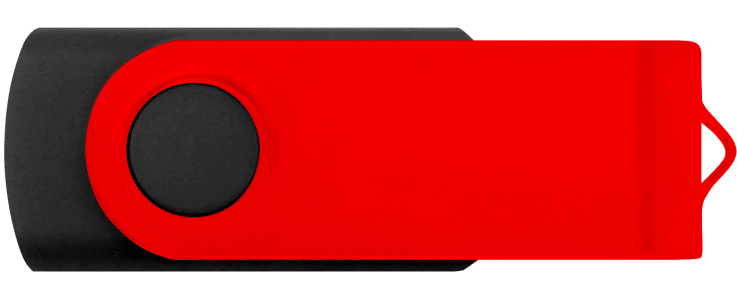 Black - Red - Flash Drive