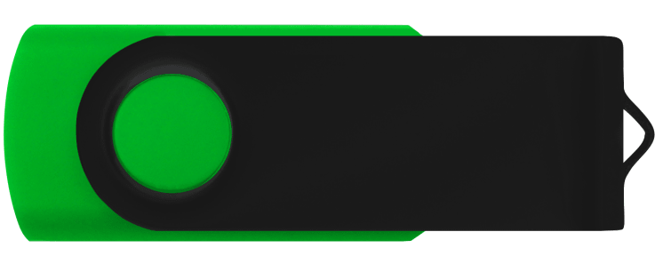 Green 361 - Black - Flash Drive