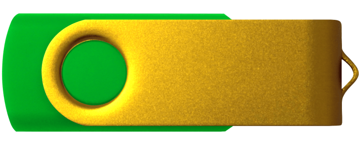 Green 361 - Gold 1245 - Flash Drive