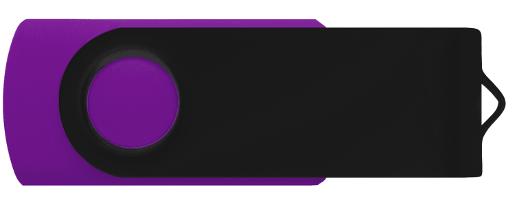 Purple 2602 - Black - Flash Drive
