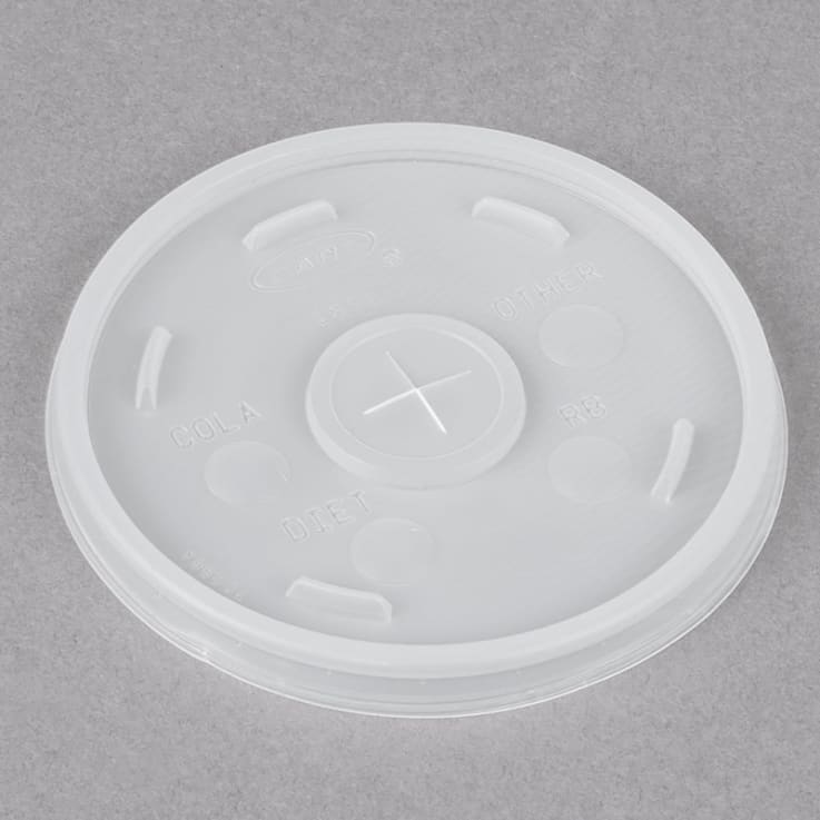 Straw Lid - Foam Cup