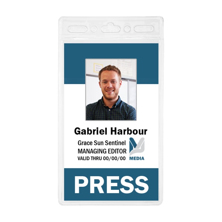 Plastic Badge Holders - 2.5 Inch x 4.5 Inch - 