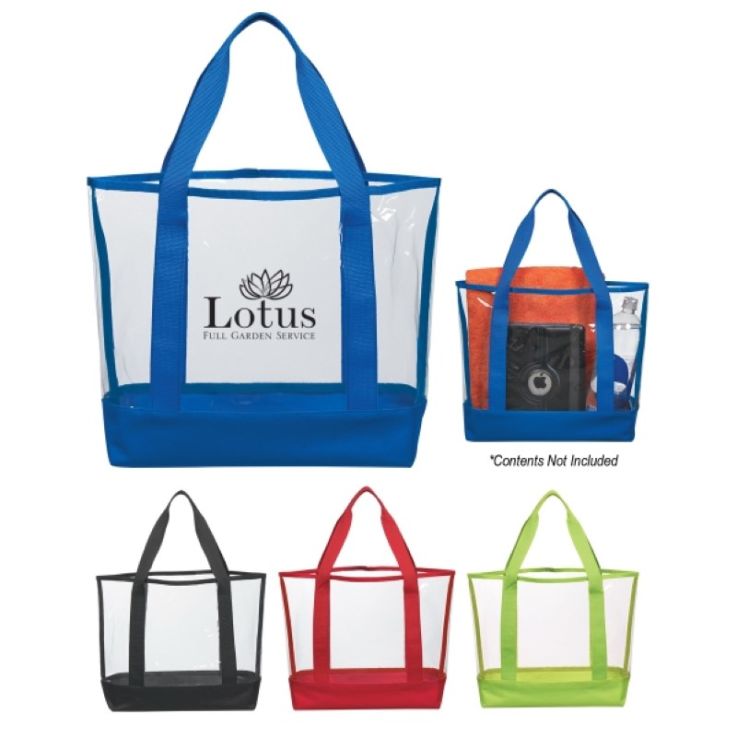 Clear Casual Tote Bag - Environmentally Friendly Products