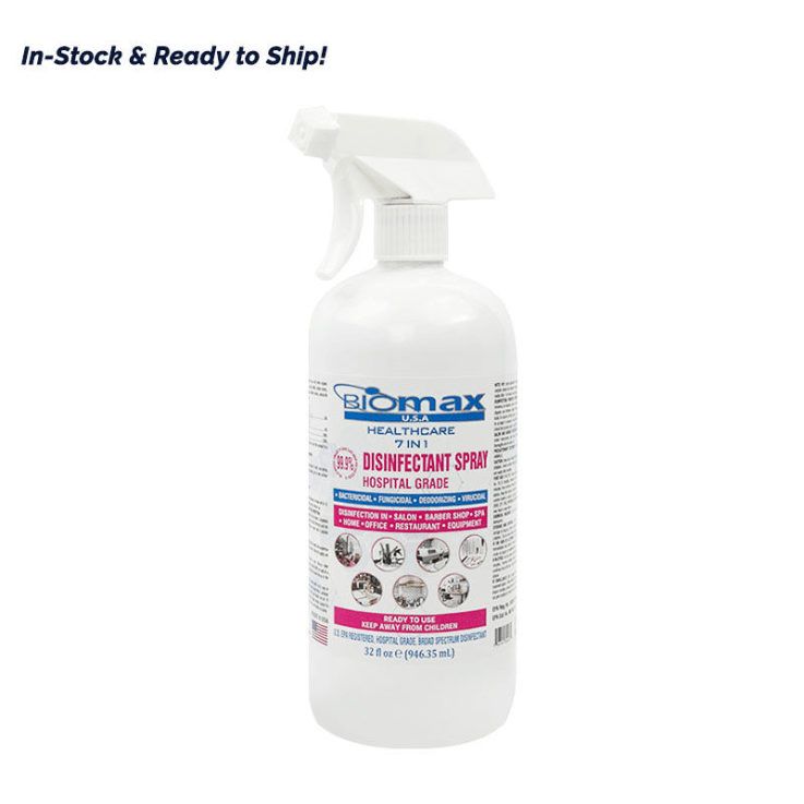 Liquid Disinfectant Solution 32 Oz - Hospital Grade
