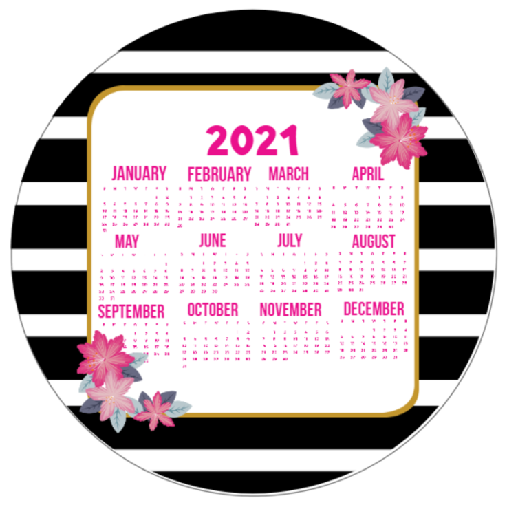 Mouse Pad Calendar 2021 #124388 - Mouse Pad
