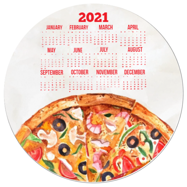 Mouse Pad Calendar 2021 #124393 - Computer Accessories