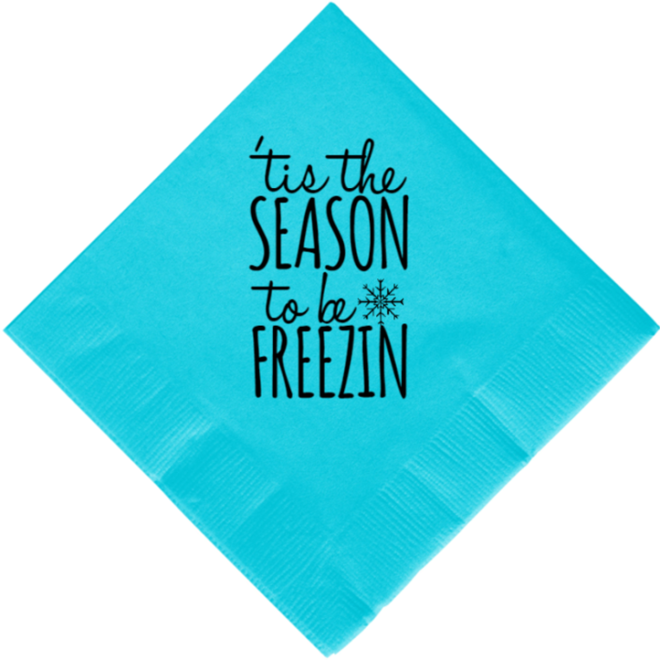 Season Freezin #143931 - Beverage Napkins