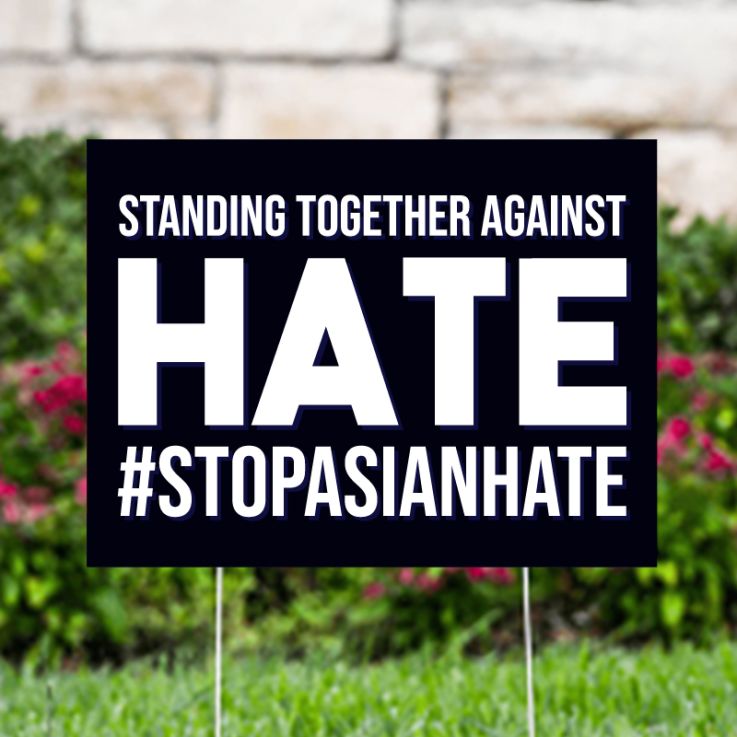 Stand Together Against Hate Yard Signs