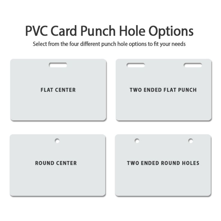 Punch Hole Options - Plastic