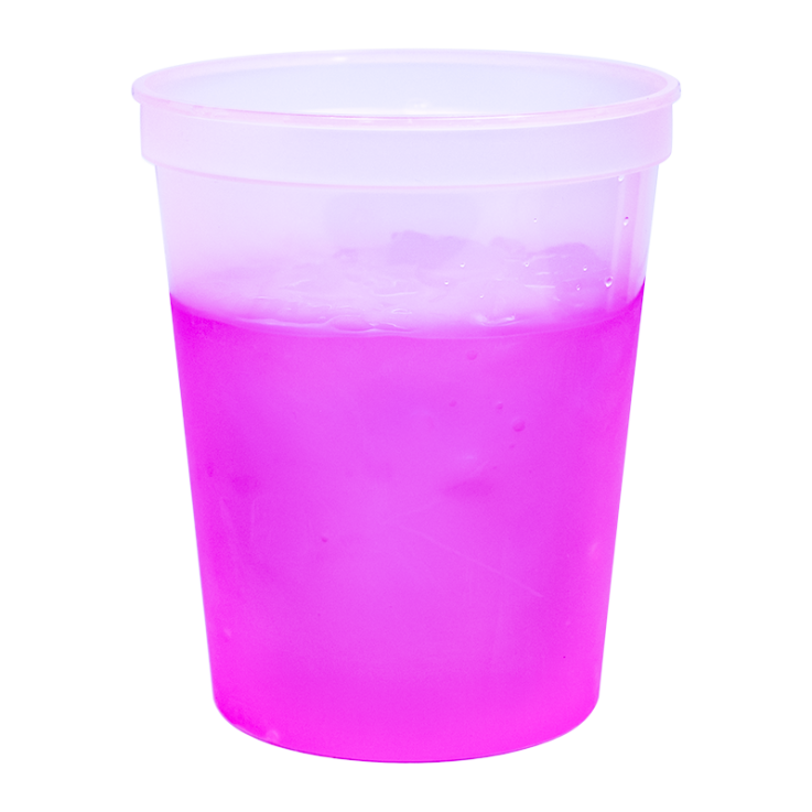2_Natural To Magenta - Plastic Cups