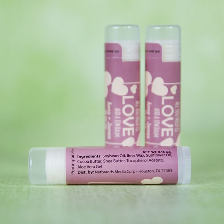 Translucent Flavored Beeswax Lip Balm with One Imprint Color - Lip Balm