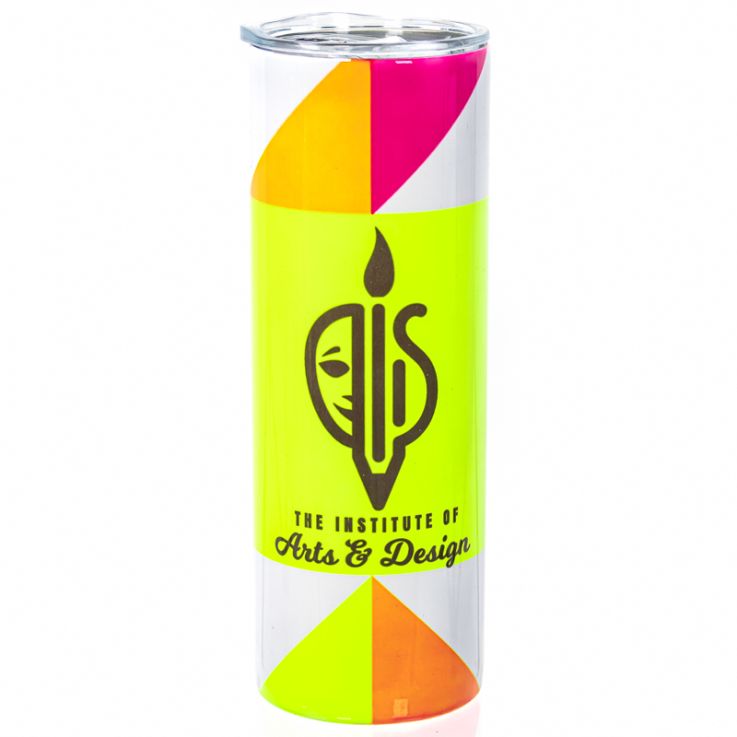 07_20 Oz. Custom Printed Fluorescent Stainless Steel Tumblers - Custom Printed Fluorescent Stainless Steel Tumblers