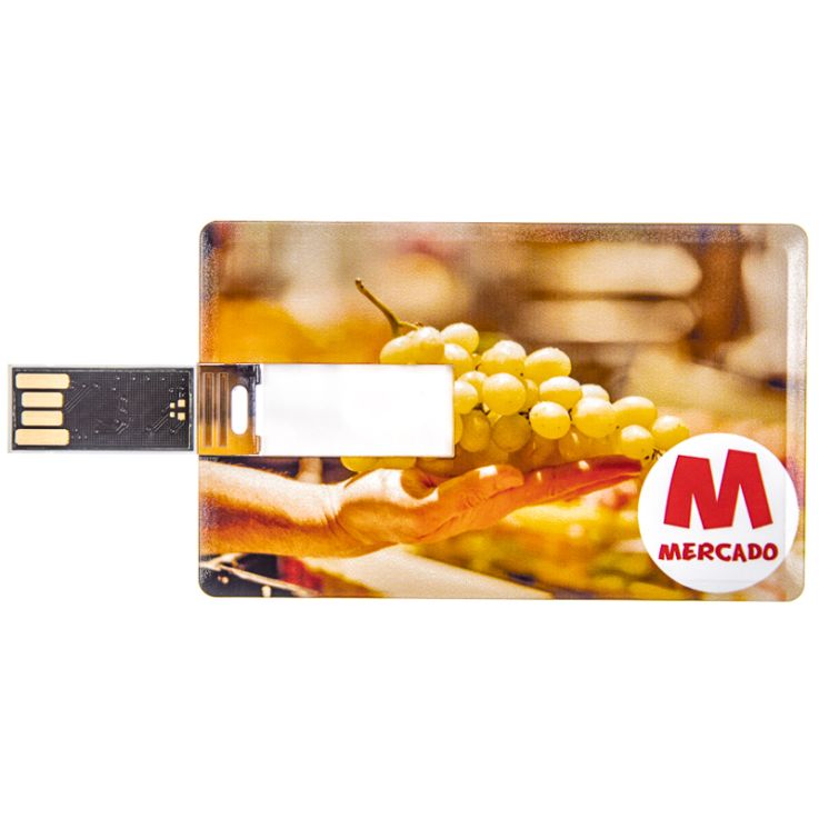 Custom Business Card Flip USB Flash Drives - Flash Drives