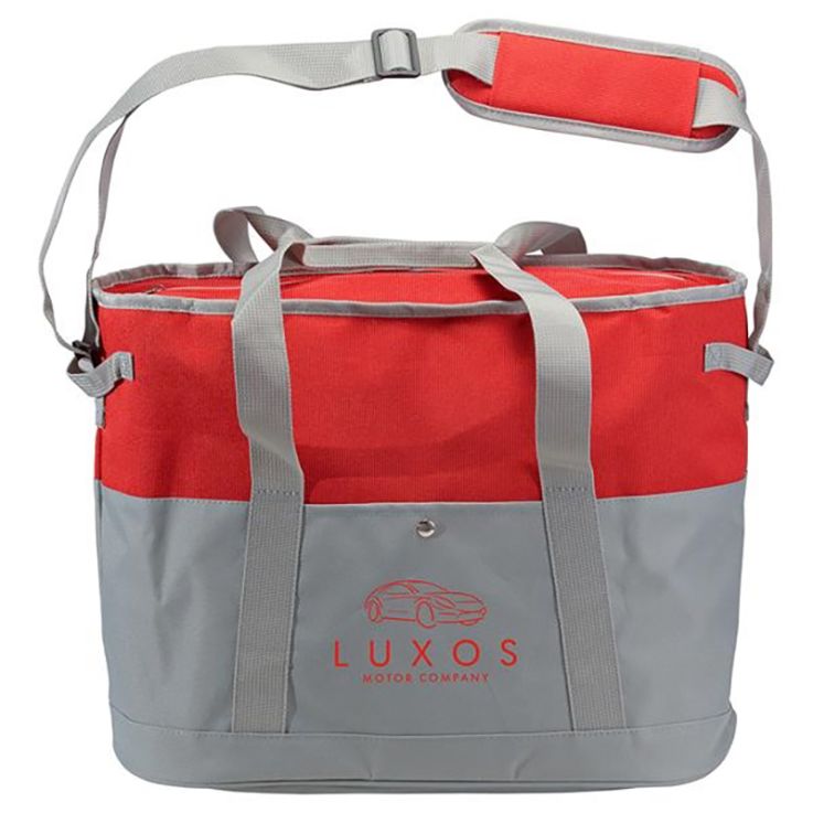 Gray - Red - Lunch Bag