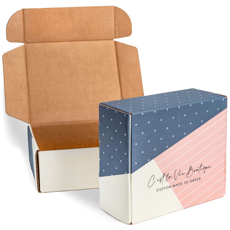 Custom Full Color Mailer Boxes - Cardboard Box