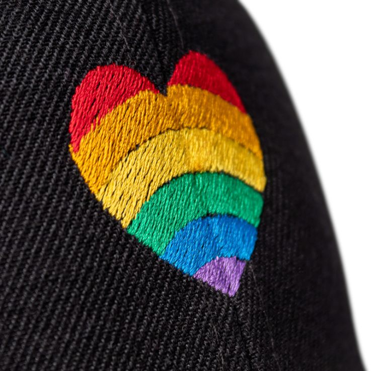 Custom LGBTQ Pride Embroidered Structured Baseball Hats - Trucker