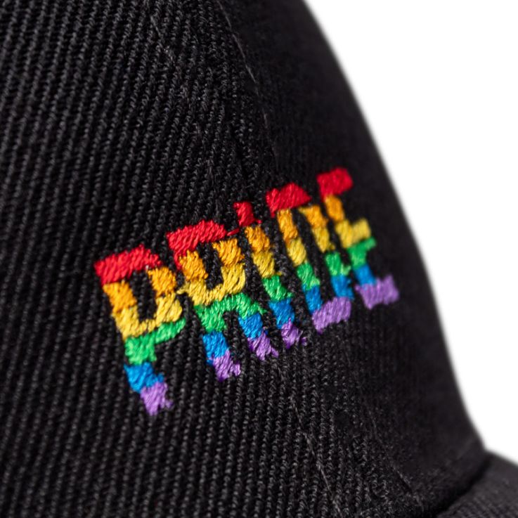 Custom LGBTQ Pride Embroidered Structured Baseball Hats - Outdoor