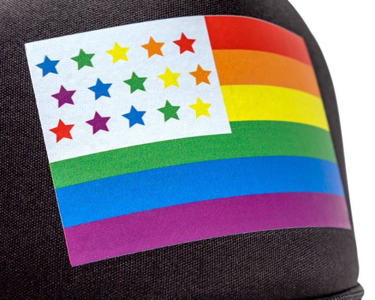 Custom LGBTQ Pride Embroidered Foam Trucker Hats - Custom