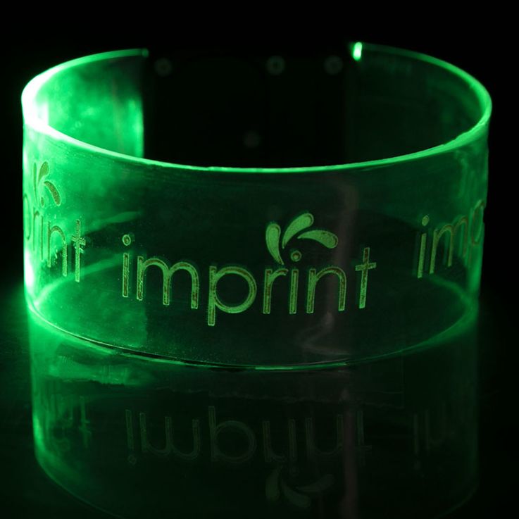 Custom Printed LED Magnetic Wristband Bracelet