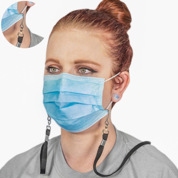 Disposable Face Mask With Lanyard - Face Masks