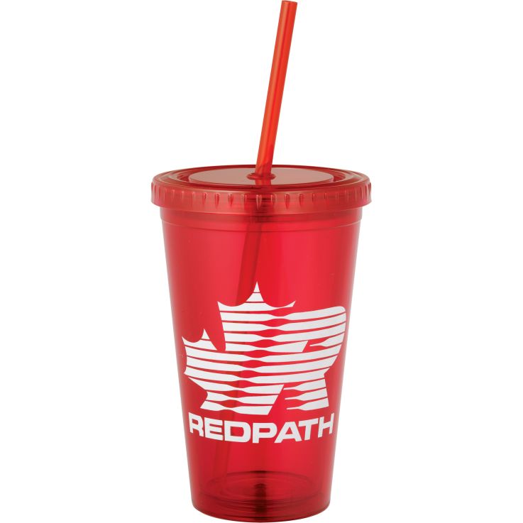 Red Tumbler - 16 oz. - Thermoses