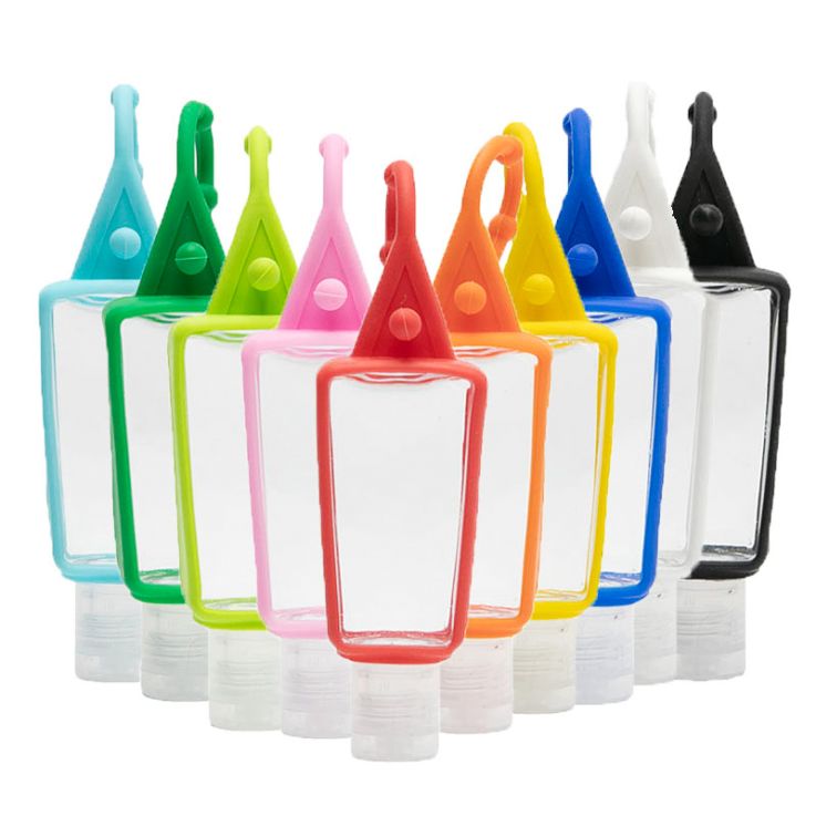 Silicone Bottle Holders for 1oz Hand Sanitizers - Soap