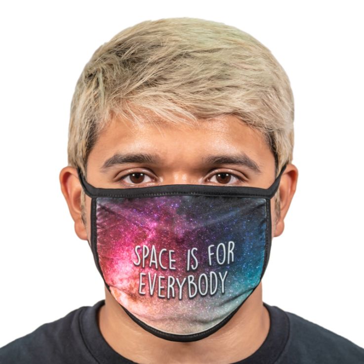 Space Is For Everybody Face Masks - Blank Face Mask