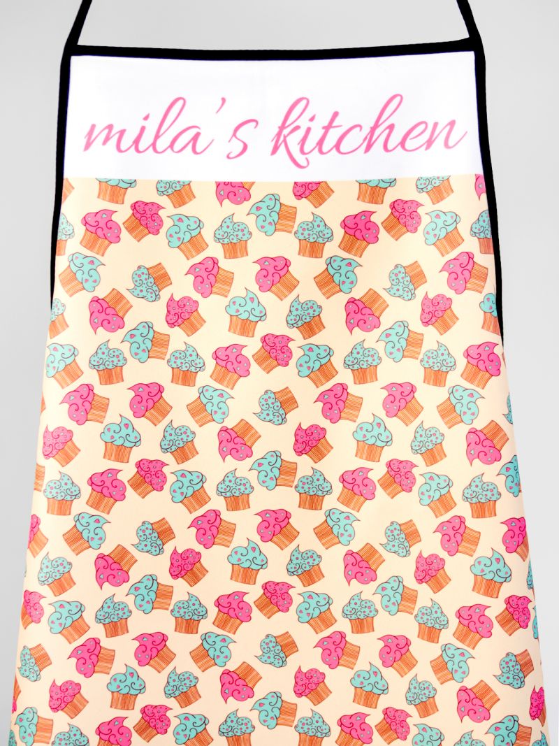 Full Color Sublimated Adult Aprons - Print Detail - Baking Apron