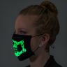 Halloween Skeleton Glow In The Dark Face Mask - 