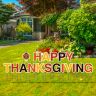 Happy Thanksgiving Yard Letters - Thanksgiving