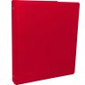 1.5 Inch Round 3-Ring Binder with Pockets_Red - Office