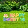 02_Pre-Packaged Happy Sweet 16 Yard Letters - Birthday