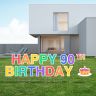 01_Pre-Packaged Happy 90th Birthday Yard Letters - Birthday
